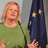 La ministre allemande de l'Intérieur, Nancy Faeser, veut rapidement des explications de Varsovie sur l'affaire des visas (archives).